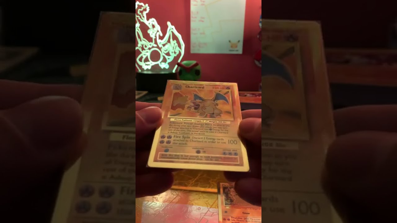 SHOWING OFF METAL PIKACHU+CHARIZARD FROM ULTRA PREMIUM!! ONLY METAL GOLD CARDS EVER MADE BY POKEMON!