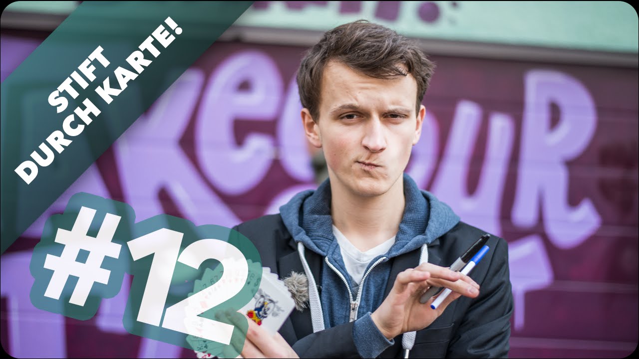 Stift durch Karte? [Street magic #12] mit Lucas Kaminski