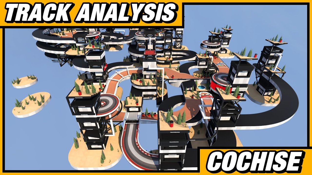 Trackmania TOTD: Cochise | Gold 43.362 | Teuty's Track Analysis