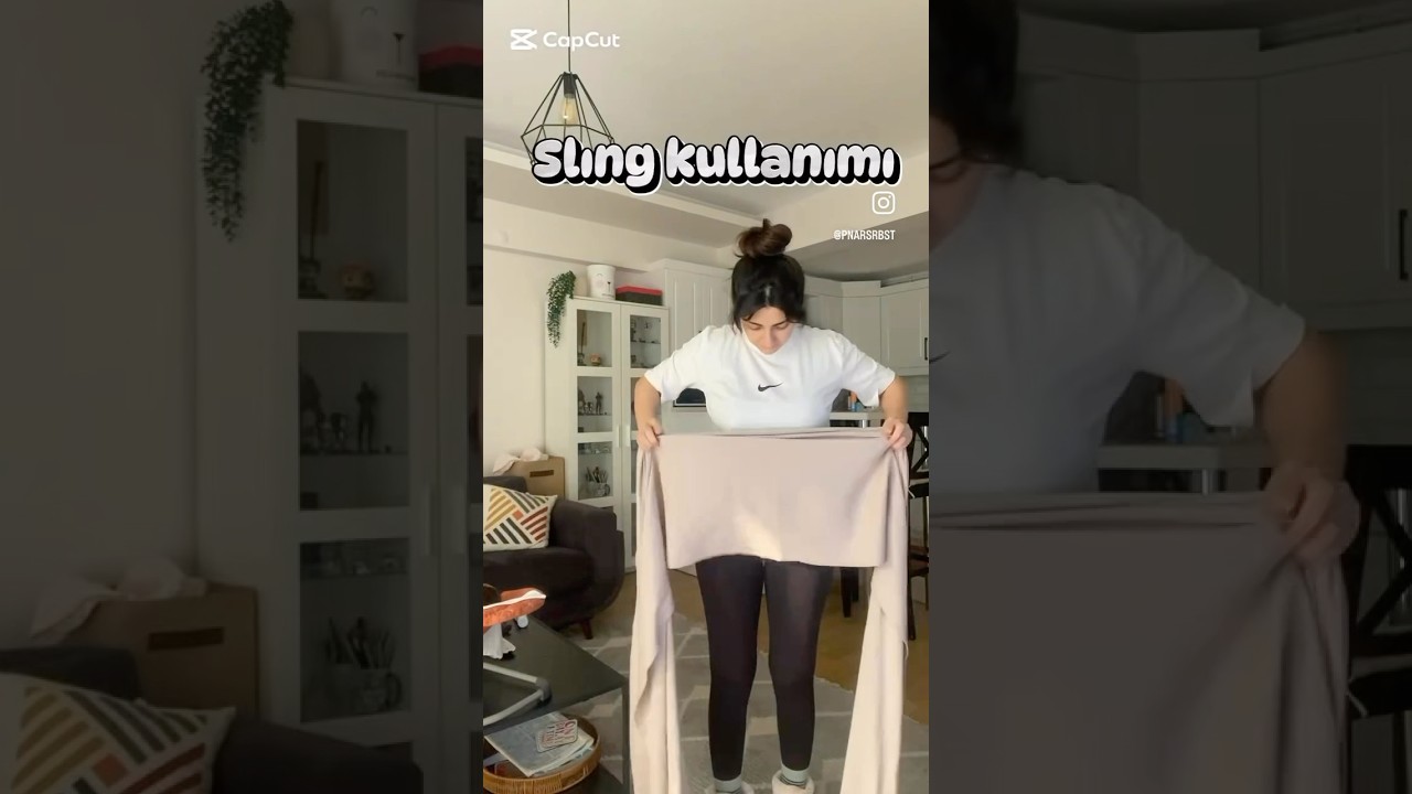 Sling rahatlığı 🌸 #sling nasıl bağlanır 🌸