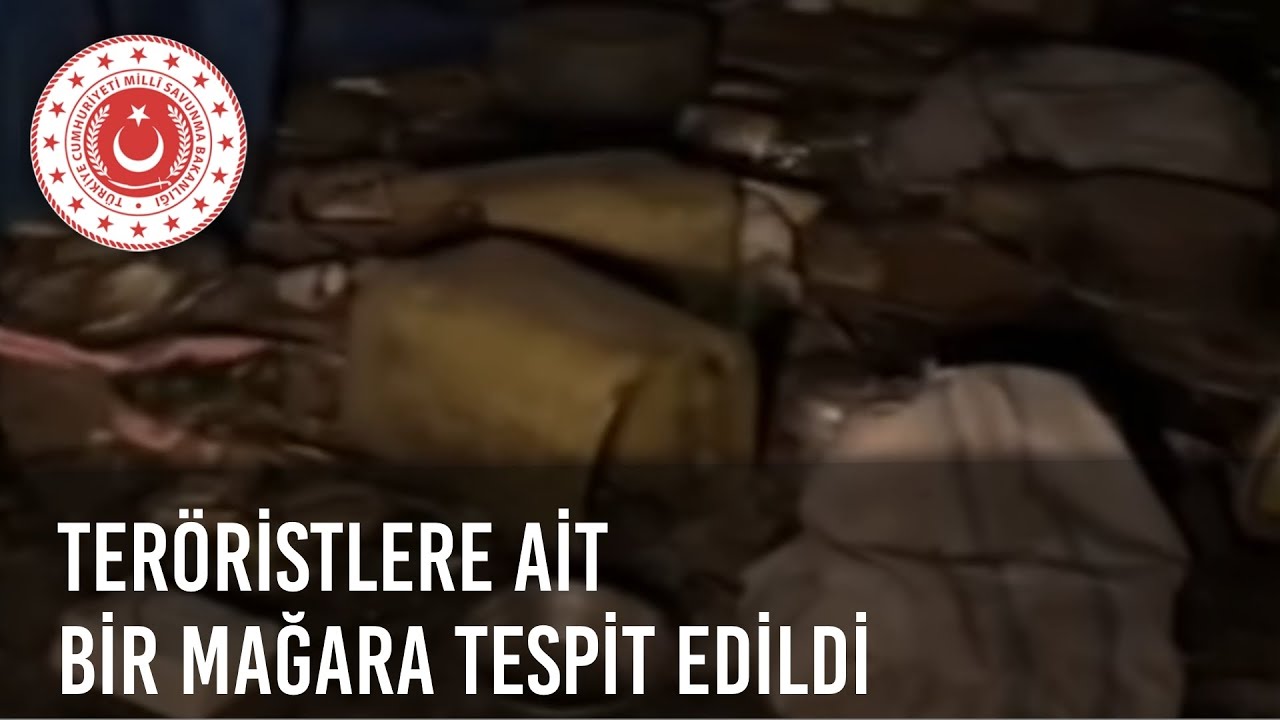 Pençe-Kilit Operasyonu Bölgesinde Teröristlere Ait Bir Mağara Tespit Edildi