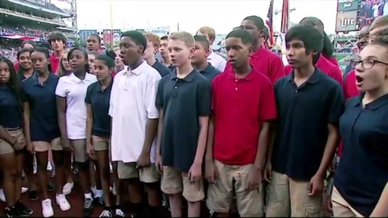 OFFICIAL (2015): The Star Spangled Banner - Hyattsville MS Performing Arts & Alumni Choir