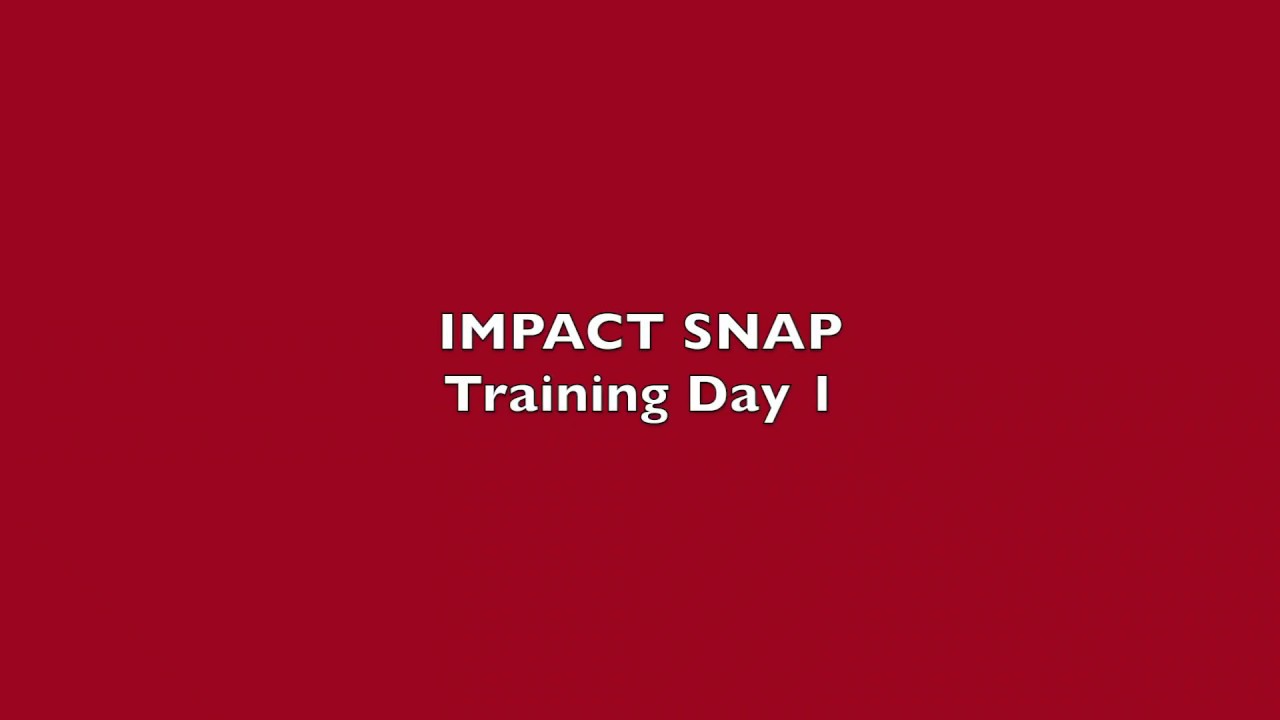 Day 1 of 7 - Golf Swing Training Program - IMPACT SNAP