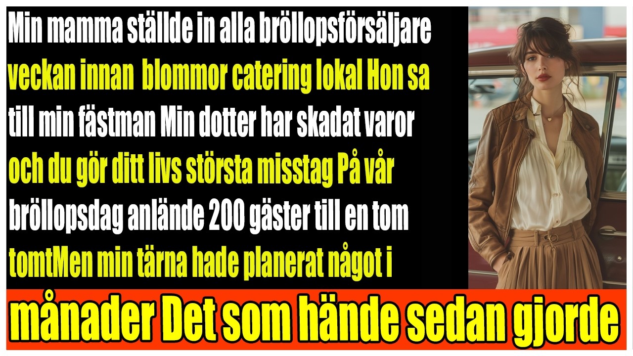 Min mamma saboterade min bröllopsleverantör bakom min rygghon väntade sig inte vad som hände