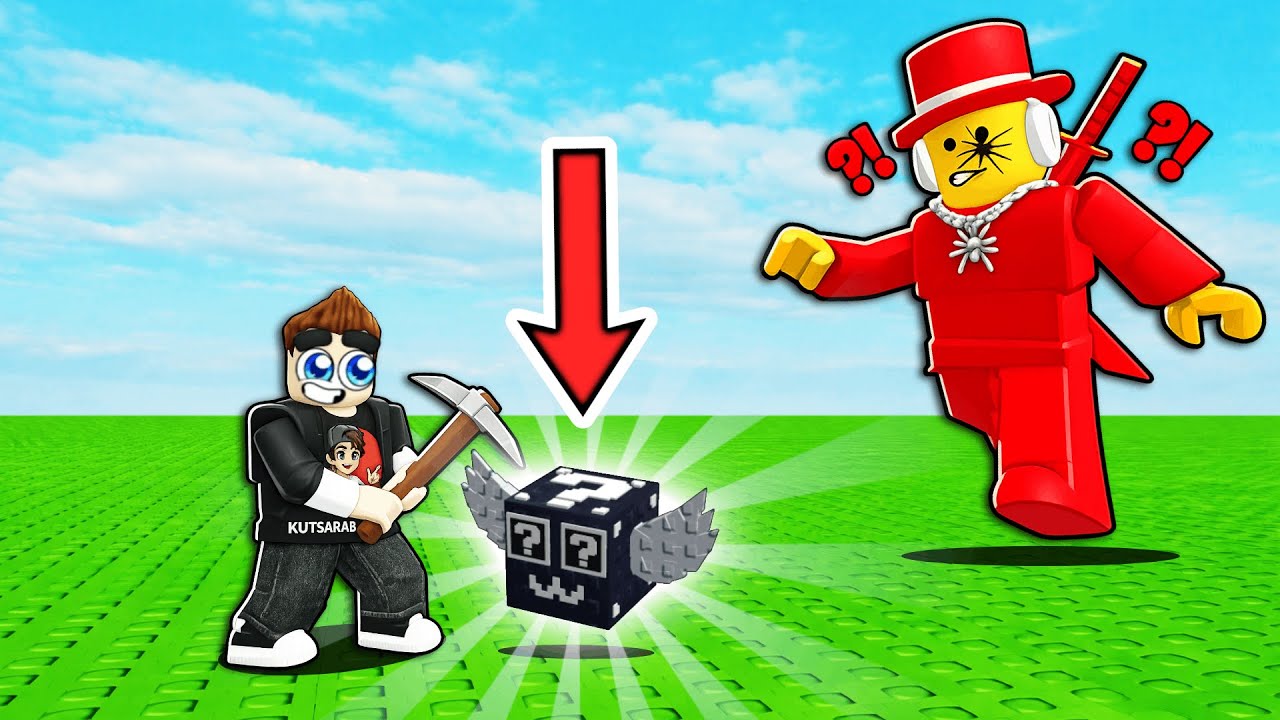 Break A LUCKY Block in ROBLOX! (Tagalog)