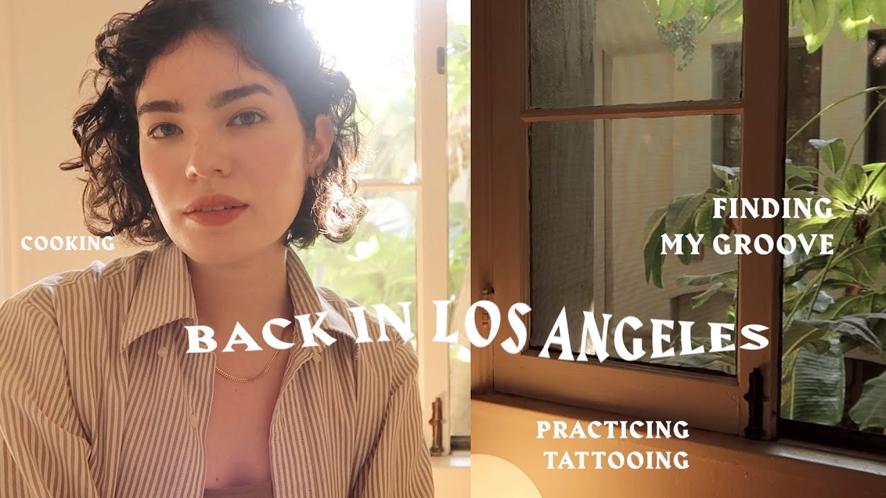 L.A. VLOG • Tattooing, cooking, & getting in the groove! 🍝
