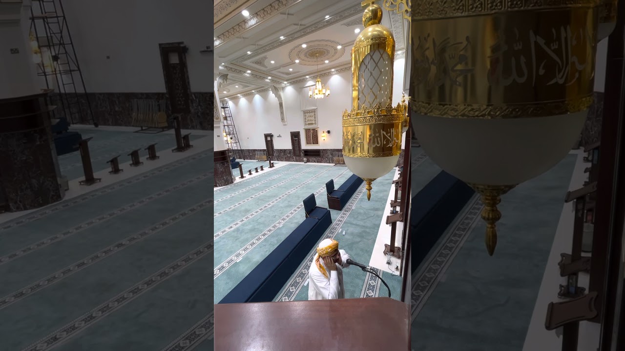 إبداع في الحيعلات المدينيه || أذان المغرب|| غياث الهاشمي