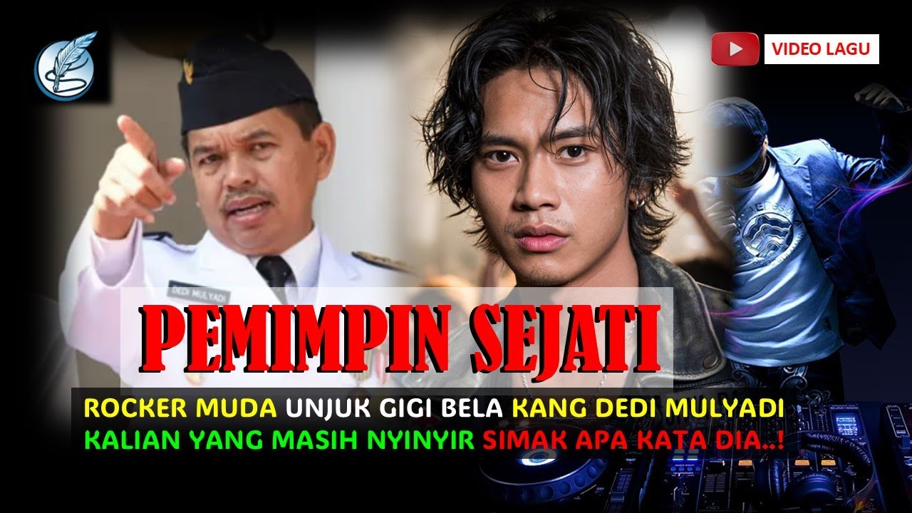 Rocker Muda Bernyanyi PEMIMPIN SEJATI Buat Kang Dedi Mulyadi