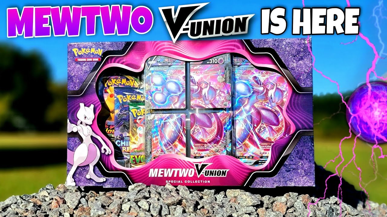 *NEW* Mewtwo V-Union Special Collection Opening! The Coolest Pokemon Product of 2021?