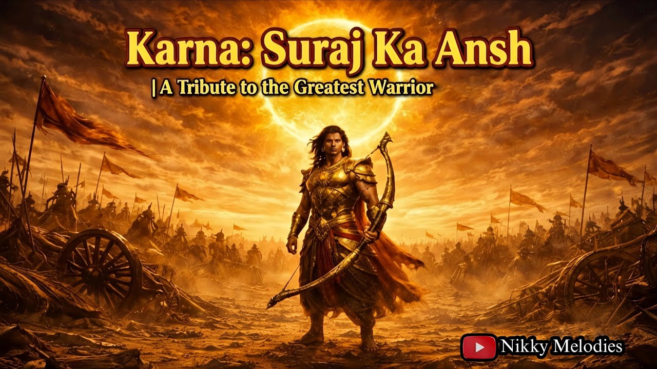 ​☀️ Karn: Suraj Ka Ansh | The Warrior’s Soul | AI Epic Cover | Nikky Melodies​