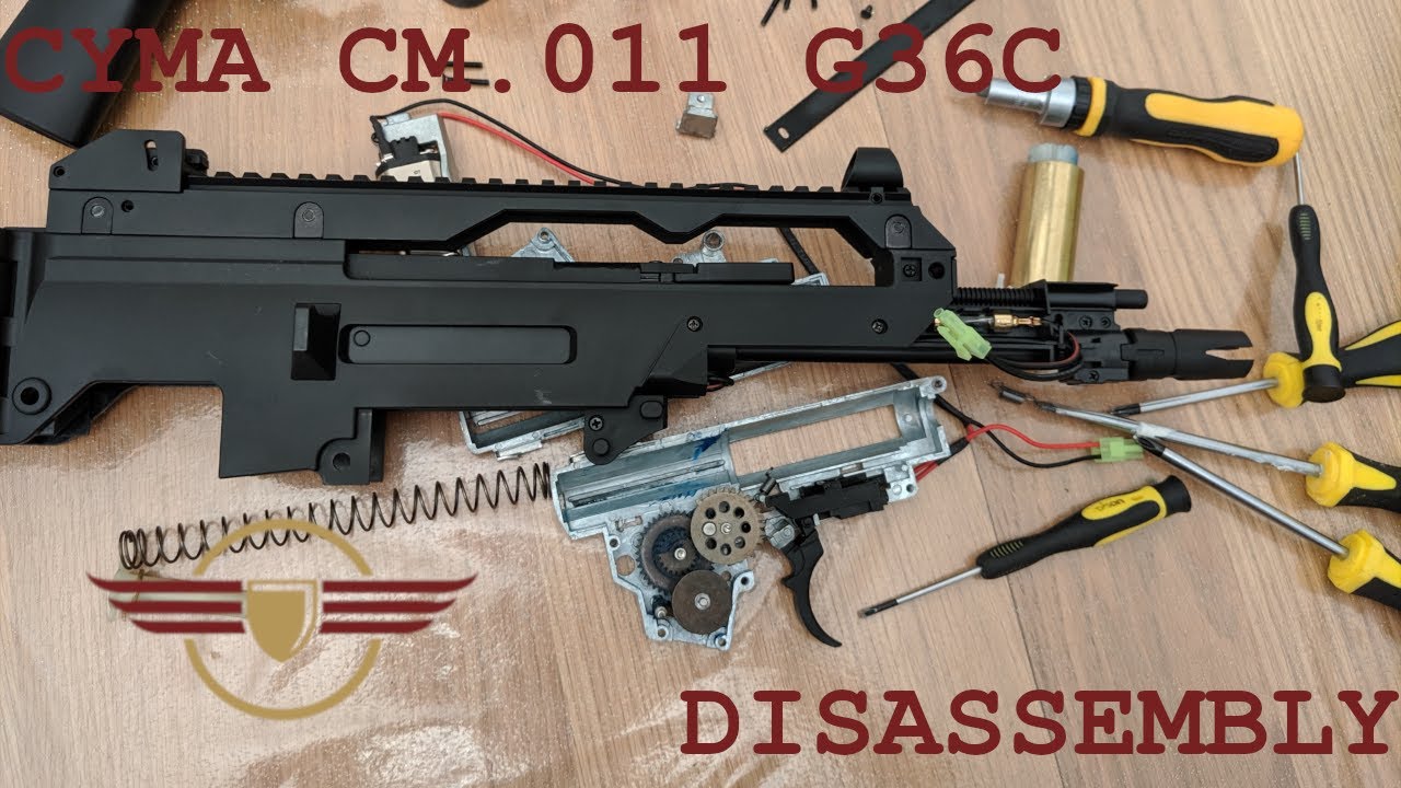 [СТАРАЯ ШКОЛА][КАК СДЕЛАТЬ] Разборка и демонтаж CYMA CM.011 G36C