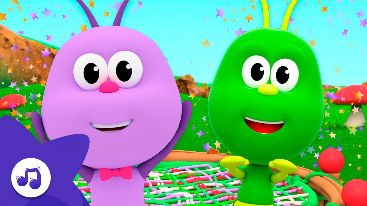 Um Grilo Saltitante | Desenho Infantil 🌈 Bichikids em Português