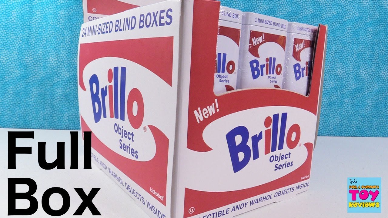 Brillo Object Series Andy Warhol Kidrobot Figures Unboxing | PSToyReviews