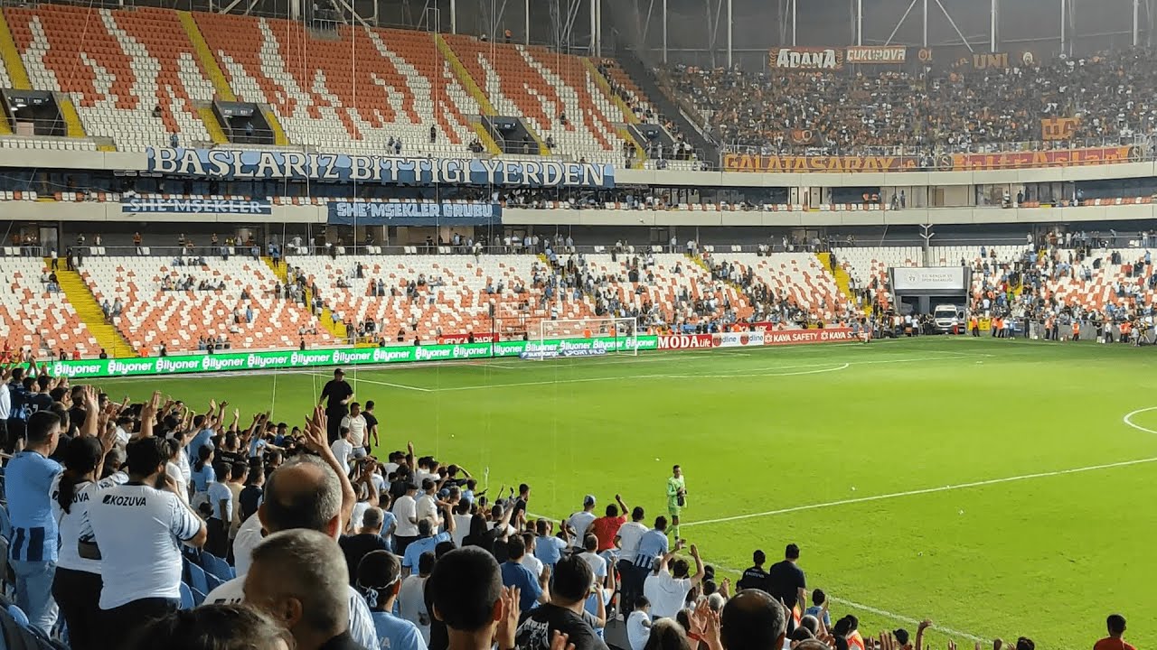 Adana Demirspor1-5 Galatasaray tribün özeti ve saha olayları