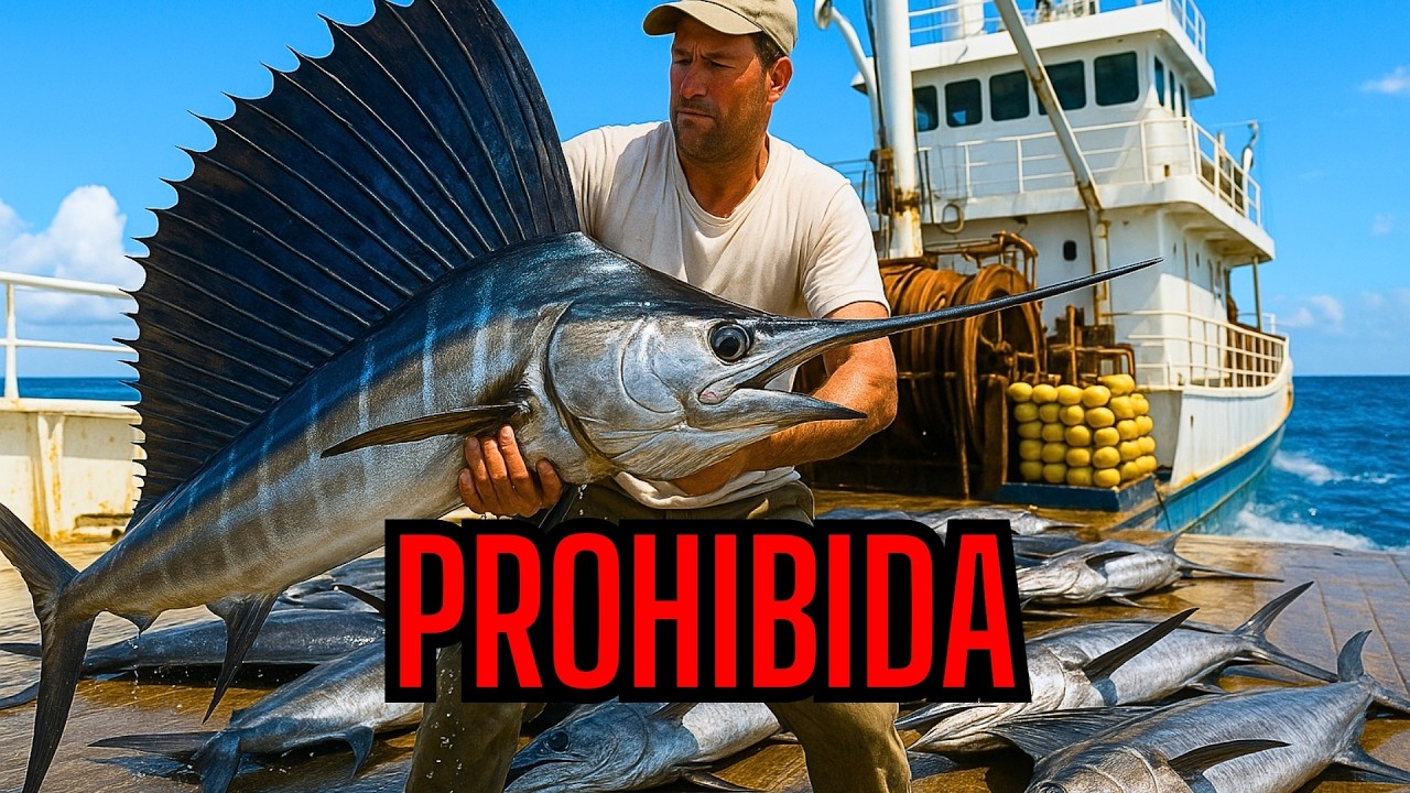 PESCA PROHIBIDA del PEZ VELA m&aacute;s caro del MUNDO