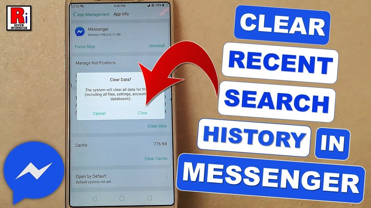 How To Clear Recent Search History In Messenger