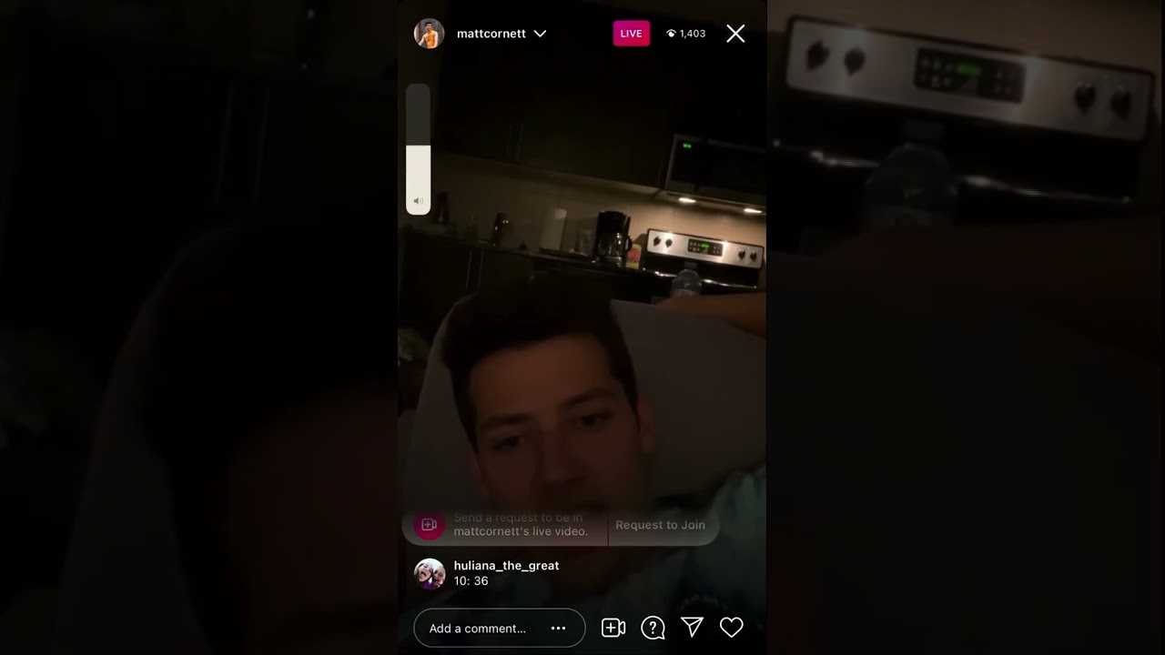Matt Cornett Instagram Live 4/24