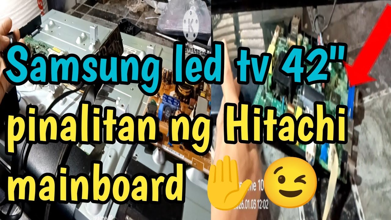 Samsung LED TV Change board for Hitachi