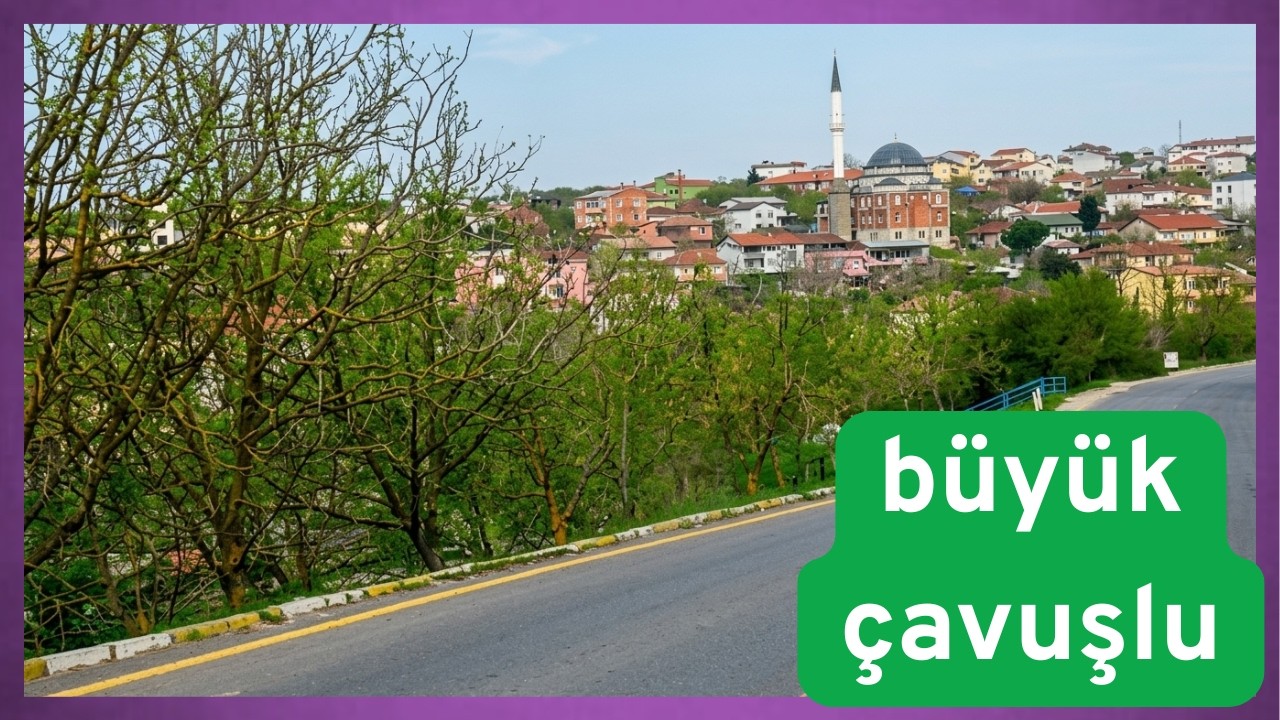 İstanbul'dan Tekirdağ'a Sürüş Büyükçavuşlu - Çerkezköy Tepe Mevkii (POV)