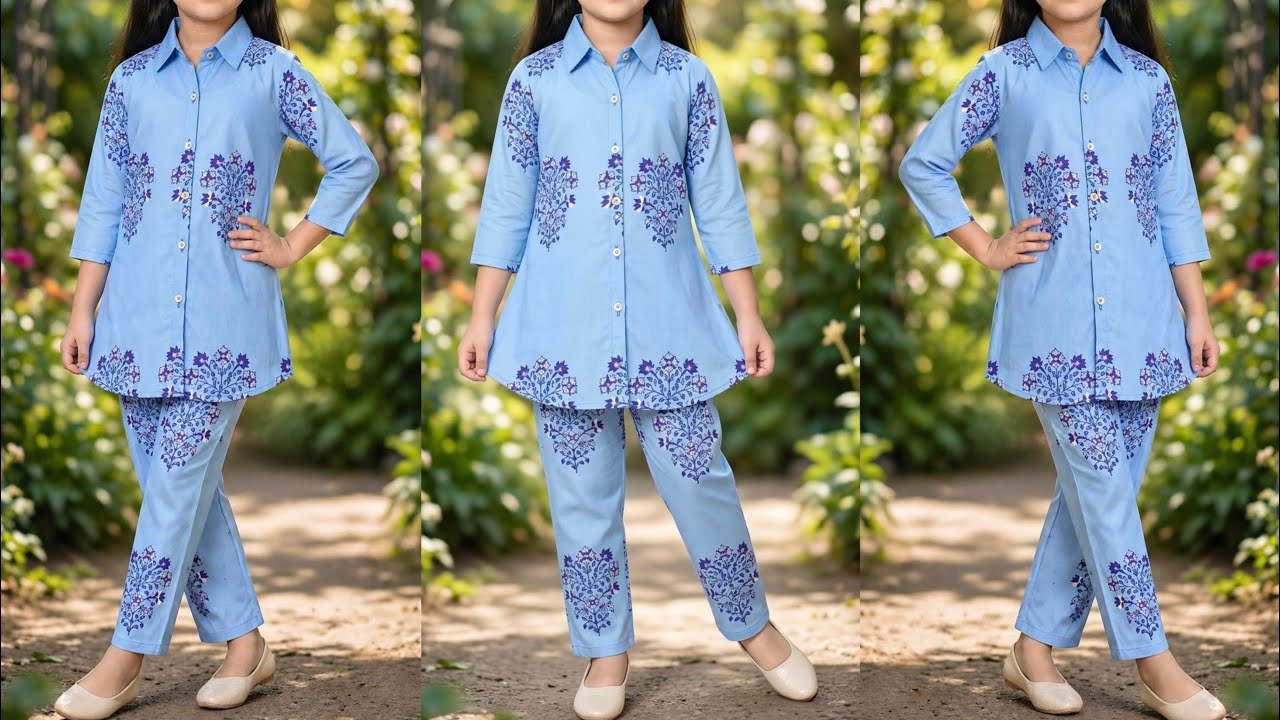 Trending Baby Co-ord Set Cutting And Stitching |DIY Very Easy and Beautiful Baby Co-ord Set Design