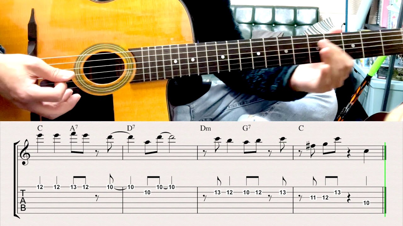 Love Me Tender ( Easy!! Head ) | Gypsy Jazz Guitar Free Tab