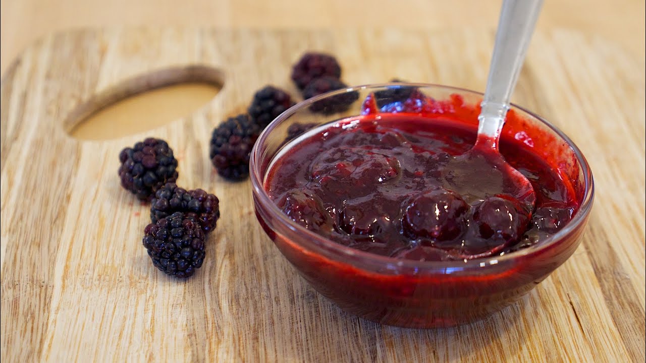Homemade Blackberry Jam with Fresh Tarragon & Lemon Zest