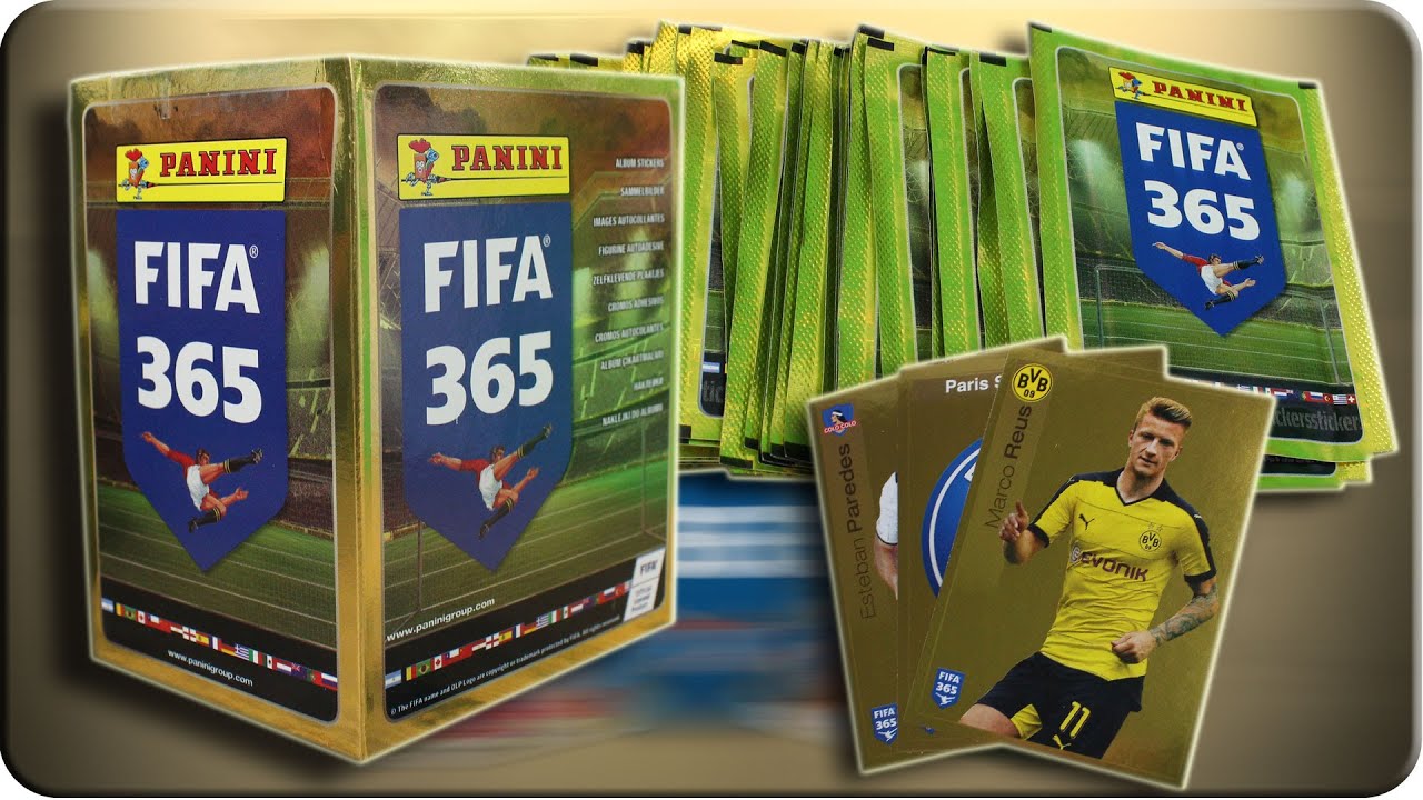Panini FIFA 365 DISPLAY Sticker 50 Booster Unboxing