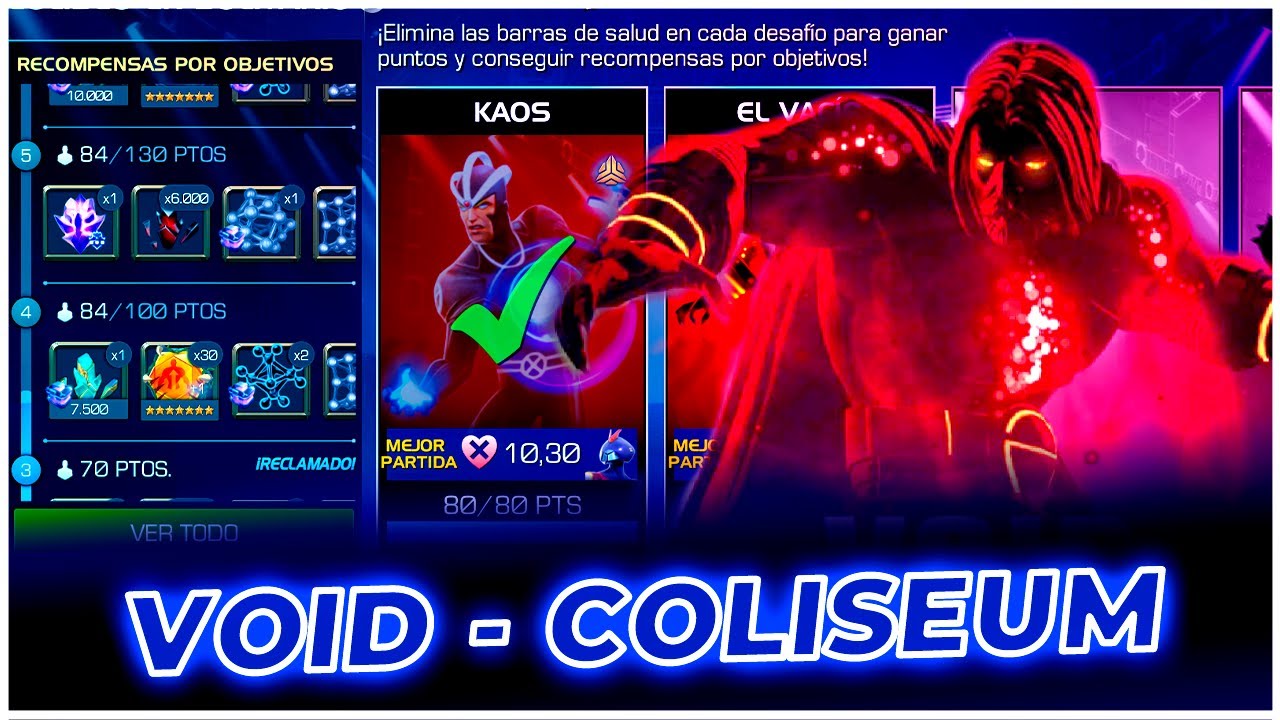 🔴COLISEO JEFE 2: VOID - Y COMPLETAMOS INCURSIONES 😂😅 | MARVEL BATALLA MCOC