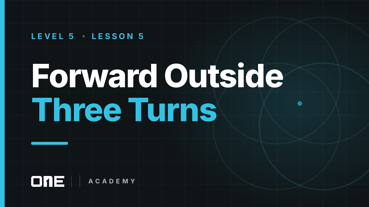 Forward Outside Three Turn | @ONE.Blades  Learn to skate course