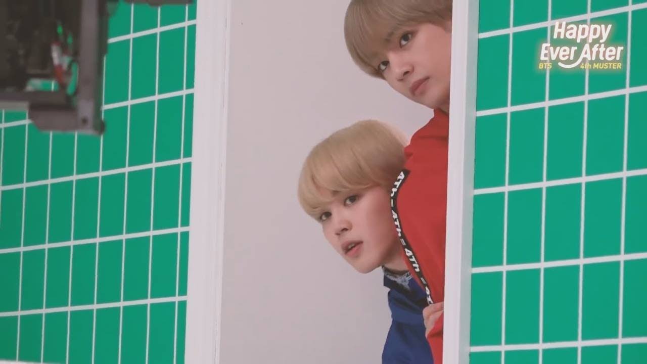Jimin and V (지민 & 김태형 BTS) tease each other