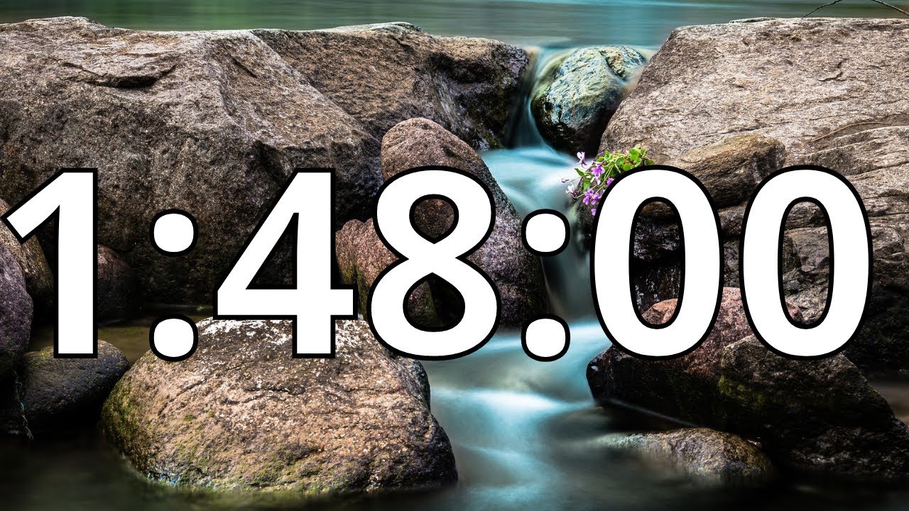1 Hour 48 Minutes Countdown Timer With Alarm Sound At the End (Simple Beep)