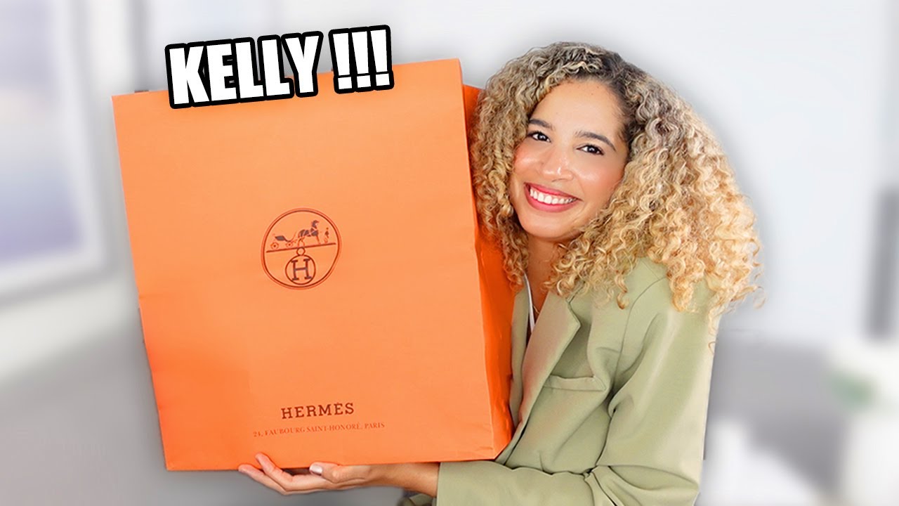 MON PREMIER KELLY HERMÈS À PARIS ! (et j’ai filmé !) *Unboxing Hermès Sac INTROUVABLE*
