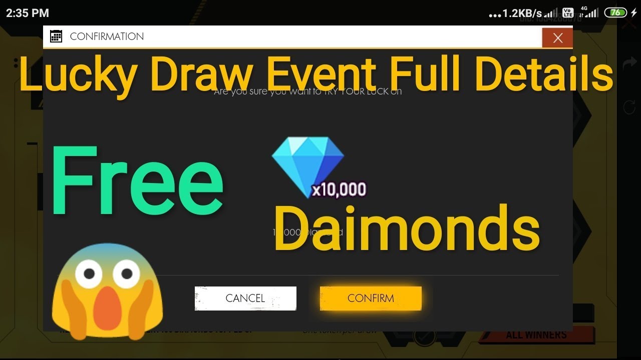 😱How To Play Lucky Draw Event in Free Fire 2020 | Free Fire New Event Lucky Draw Full Details