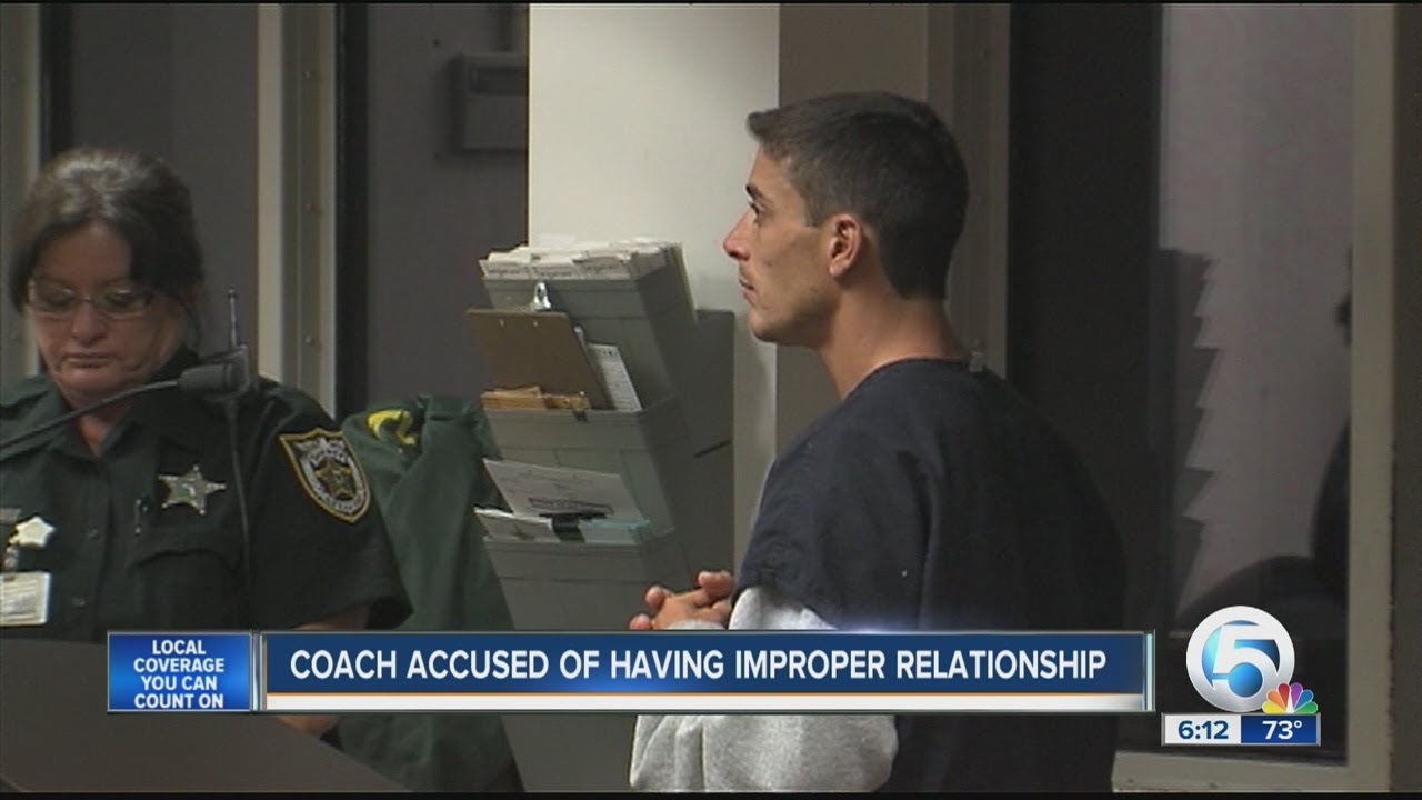 Coach accused of improper relationship