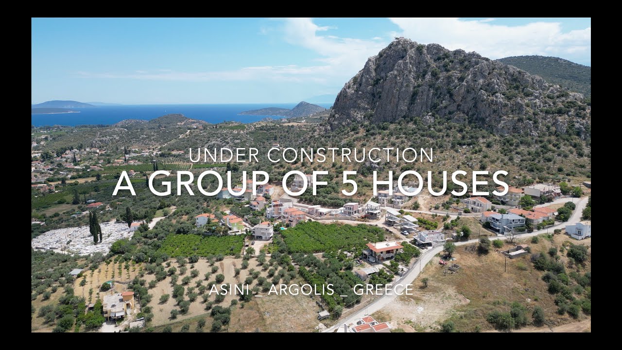 Under construction a group of houses | Asini, Argolis, Greece
