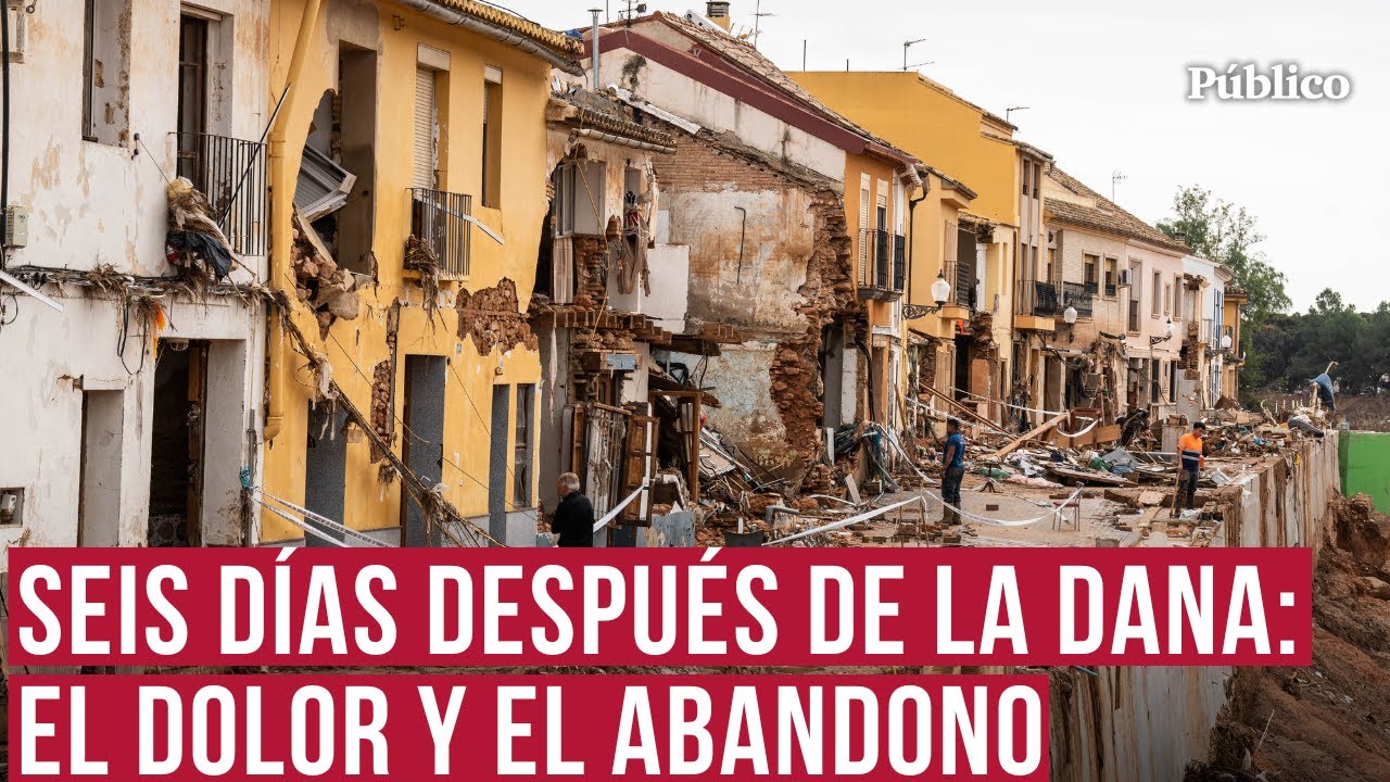 Valencia, destrozada por la DANA una semana después: 
