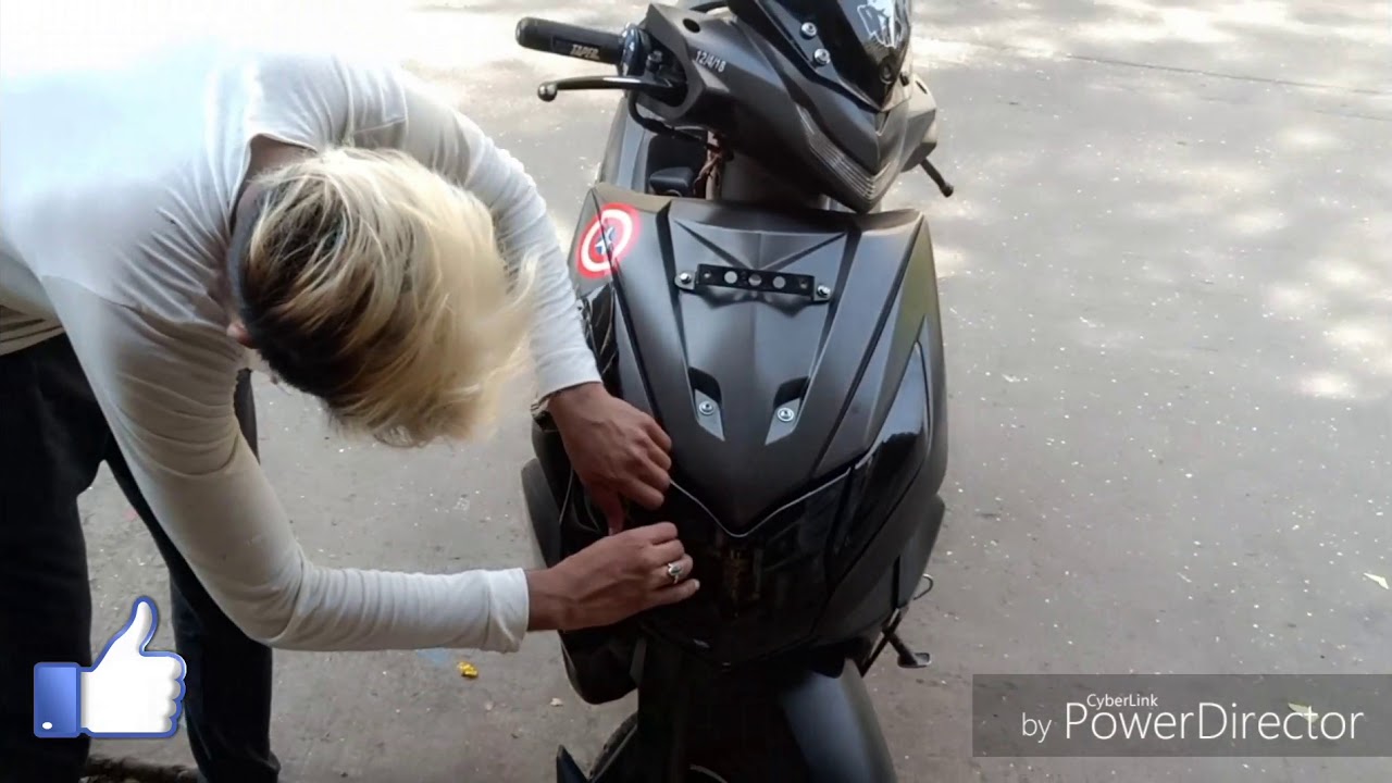 Honda dio head light indicator  modification in new design ⚡