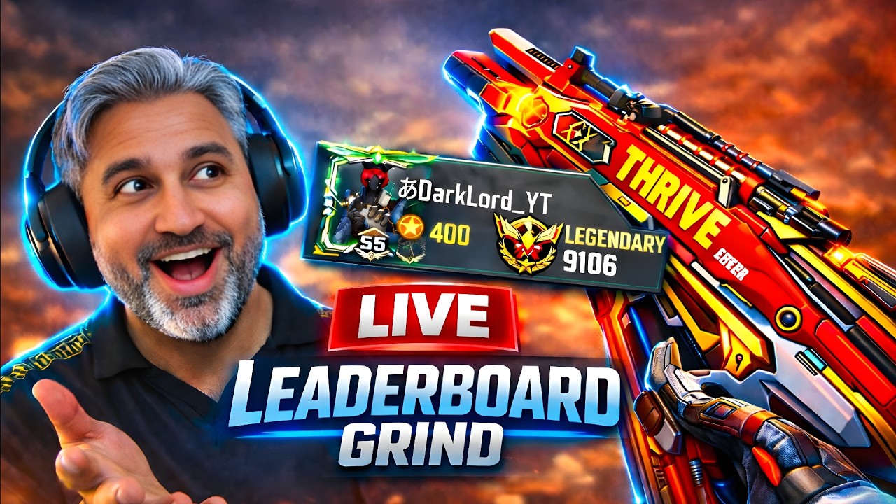NEW LEGENDARY VMP + LUCKY DRAW 🎯 LIVE | LEADERBOARD GRIND TO TOP 5K 🔥 CODM