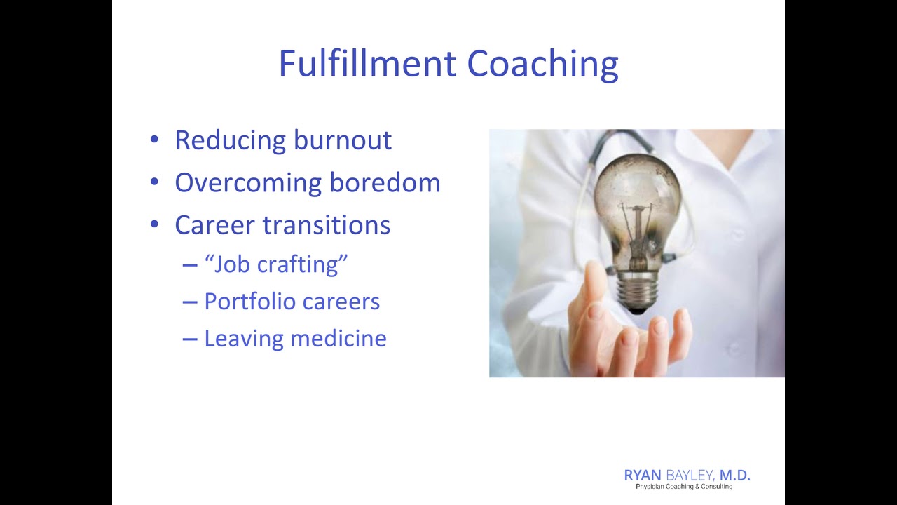 Physician Coaching - What it is and how to find coaches