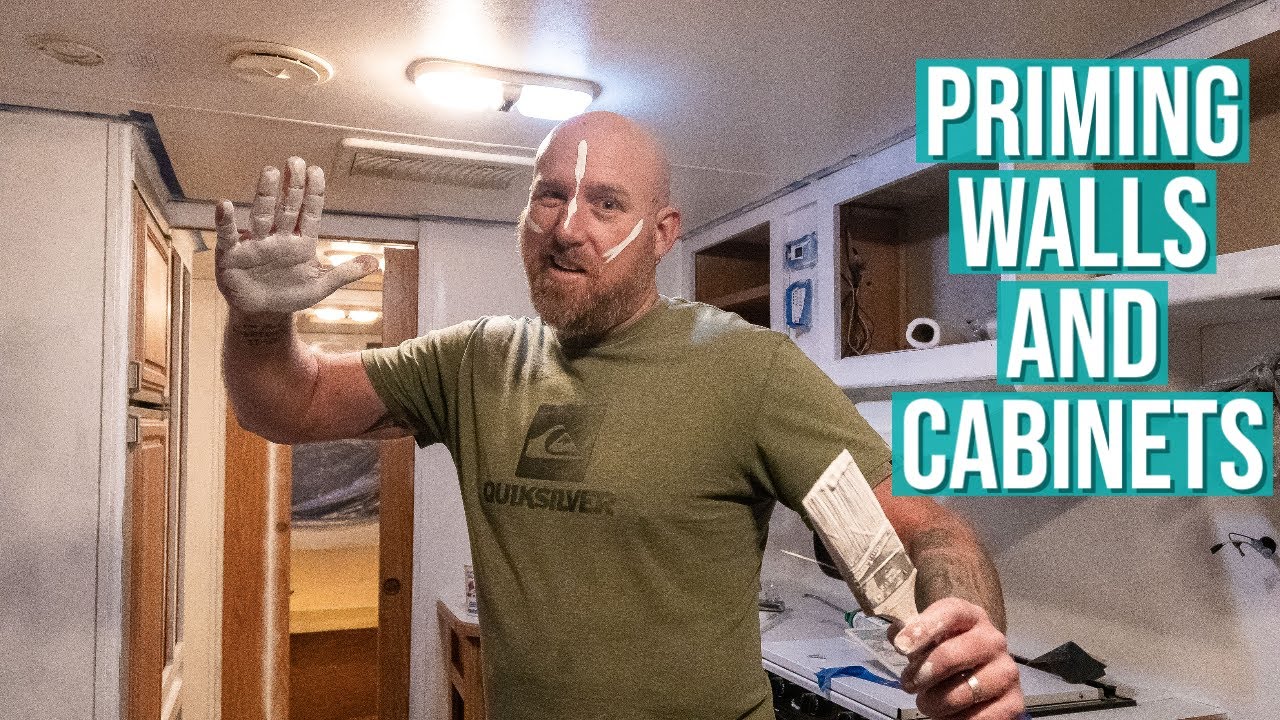 CtW 111 // Preparing for painting the inside of an RV // Class C Camper Remodel