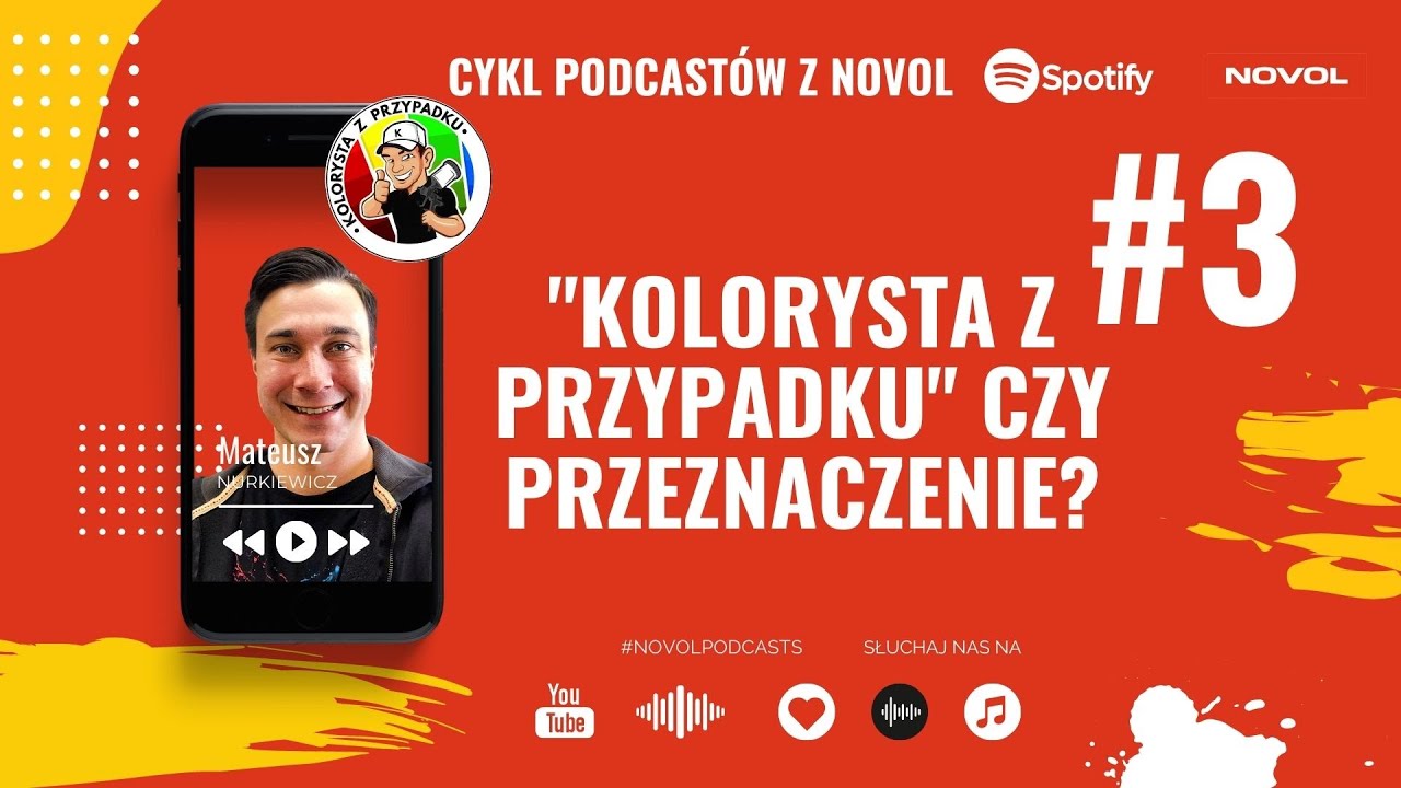 PL#NOVOLpodcasts​ 3 - O tym jak ważny jest KOLOR w lakiernictwie z kolorystą Mateuszem Nurkiewiczem
