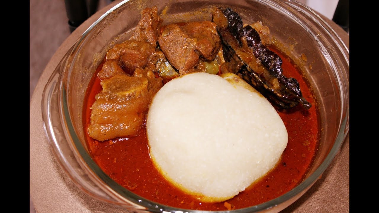 How To Make Ghana Palm Nuts Soup For The Bachelors/Obaapa Kitchen