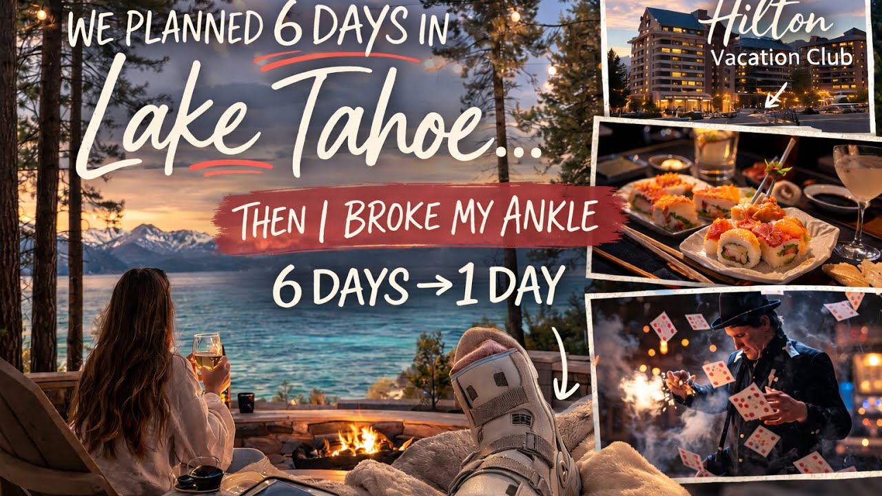 Our 6 Day Lake Tahoe Trip Ended After 1 Day HILTON VACTION CLUB LAKE TAHOE RESORT TOUR 👌