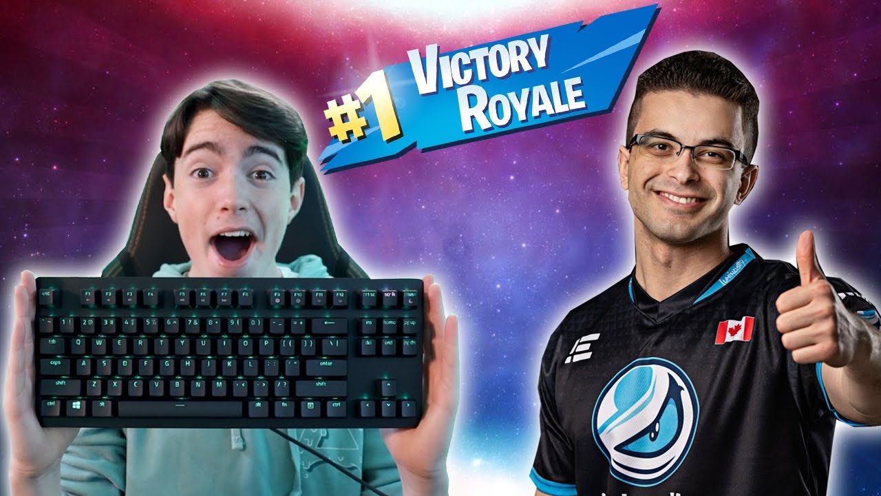 I WON WITH NICK EH 30'S KEYBOARD!! - Fortnite Battle Royale