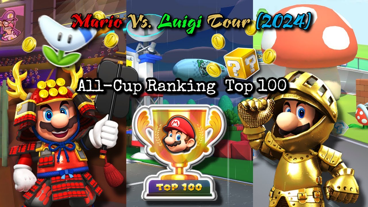 Mario Kart Tour - Mario Vs. Luigi Tour 2024 All Cup Ranking