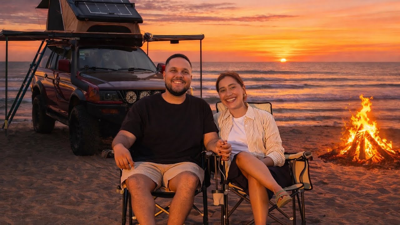 Buen CAMPING de PLAYA en Costa Rica, PLAYA BEJUCO Parrita 🏖️