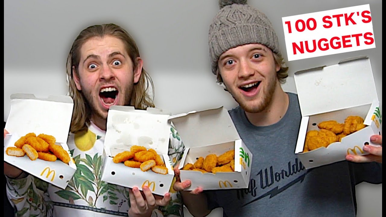 CHICKEN NUGGETS CHALLENGE! (SPISER 100+)