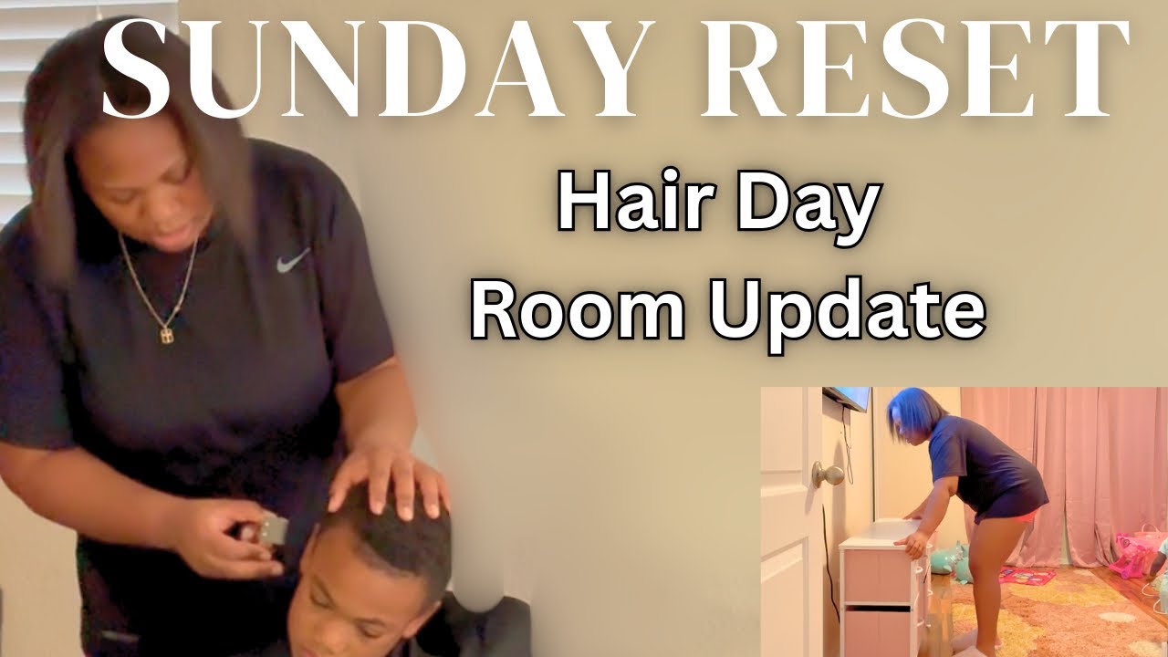 Sunday Reset with 5 Kids | Haircuts, Amazon Dresser Build & Fried Fish Dinner