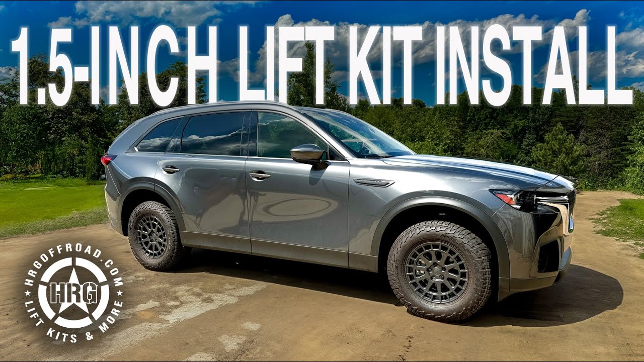 How to lift the 2024+ Mazda CX-90 1.5 inches with the HRG Offroad kit!