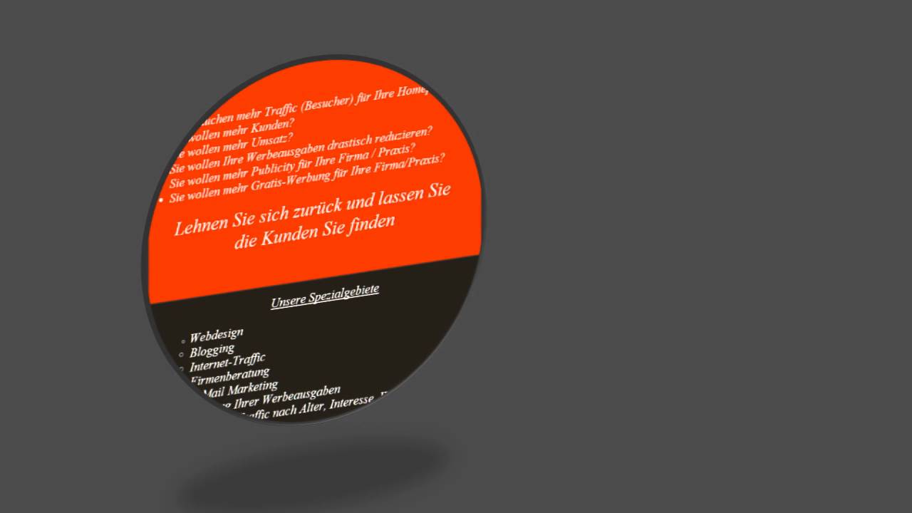 Web Design f&uuml;r Ihre Firma